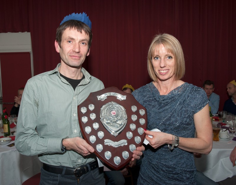 2012 Runner of the year winners Jim Addison and Helen Garrett